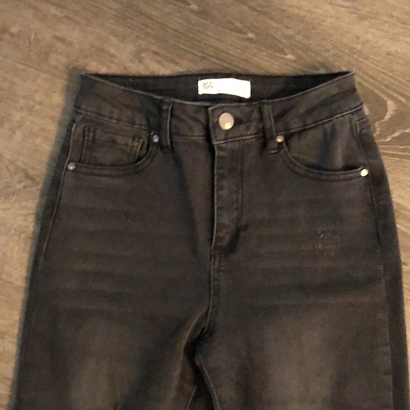 Girls size 12 black RSQ jeans super high rise jegging - Picture 4 of 7